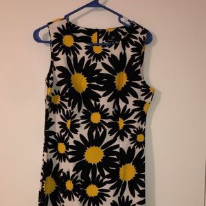 Ronni Nicole Yellow Flower dress